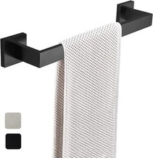 16 Inch Towel Bar for Bathrooms 12/16/24/28/32/36 16 Inch, Matte Black