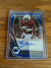 2021 Panini Prizm Draft Picks BJ Emmons Auto Refractor 81/149