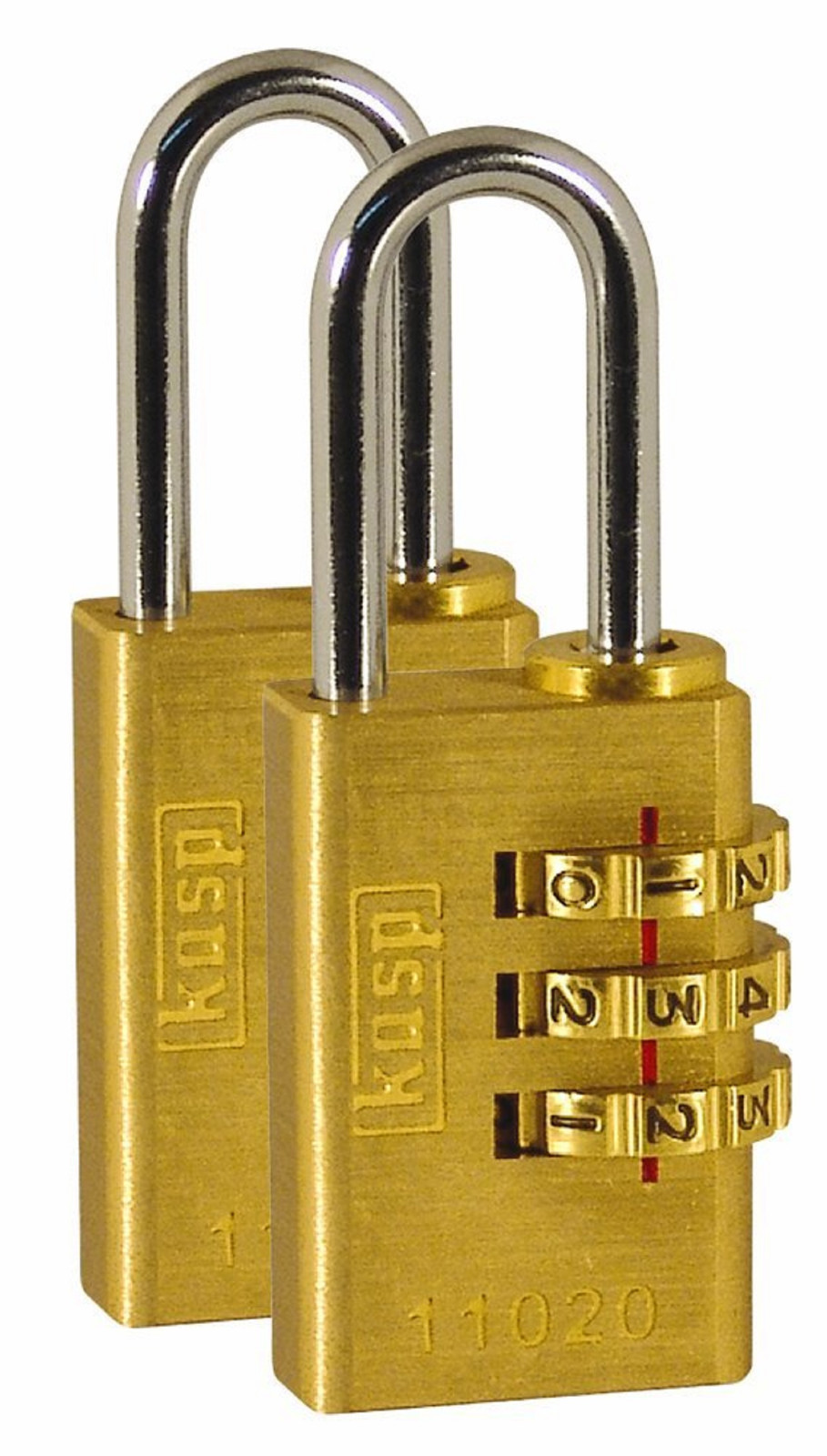 Kasp 110 Brass Combination Padlock - 20 Millimeters - Twin