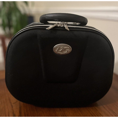 Bagaggio Make-up Bag Black Hard Shell-Like Train Cosmetic Case Carry On Bag