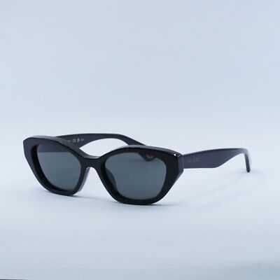 Gucci GG1638S 001 Cat Eye Sunglasses - Black/Smoke GUCCI GG1638S 001 Black/Smoke/Blue AR 54-17-145 Sunglasses  main image 3