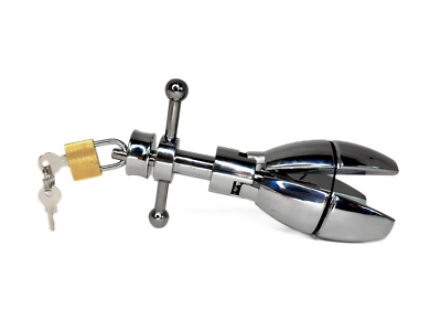 Anal Locking Butt Plug Metal Alloy with Pad Lock | eBay