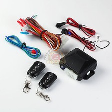 Car Keyless Entry System With Two Four Button Remote Controllers