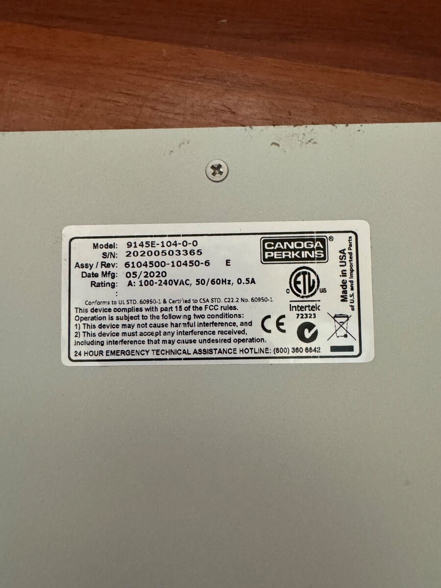 9145e-104-0-0 Canoga Perkins 1g Network Interface Device for 9145e-104-0-0 Canoga Perkins 1g Network Interface Device for