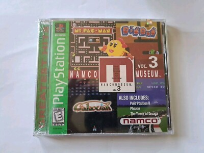 Namco Museum Volume Vol. 3 (Sony PlayStation 1 PS1, 1996) New Factory Sealed