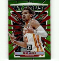 2023-24 Donruss Optic My House Lime Green Prizm #8 Trae Young /149 Hawks