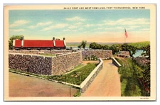 Sally Port And West Demilune, Fort Ticonderoga, New York