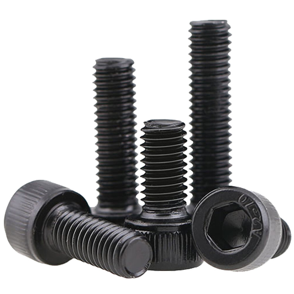 50 Pcs Black Alloy Steel 6-32 X 3/4" Hex Socket Head Cap Screws - Inch Machine Screws