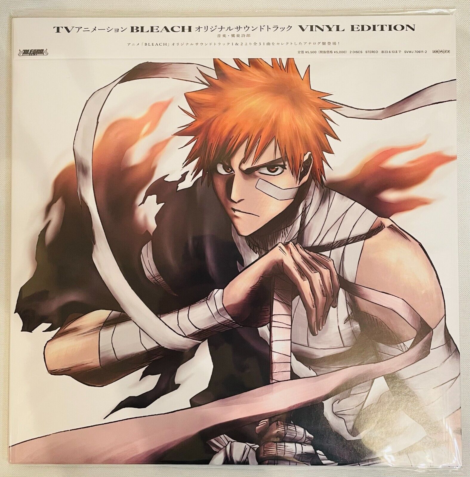 BLEACH Anime Original Soundtrack Vinyl Edition 2LP Record OST NEW