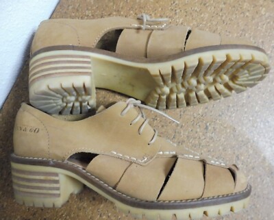   FUN & GO Wortmann 39   auffällige Damen Schuhe Leder Sandale Halbschuh