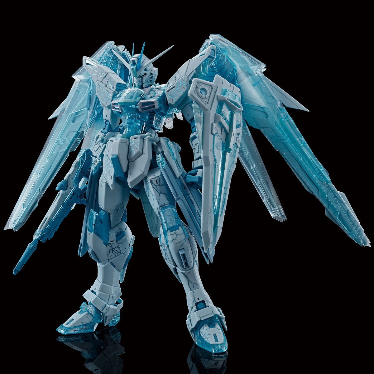 Bandai MG FREEDOM GUNDAM Ver. 2.0 CROSS CONTRAST COLORS CLEAR BLUE