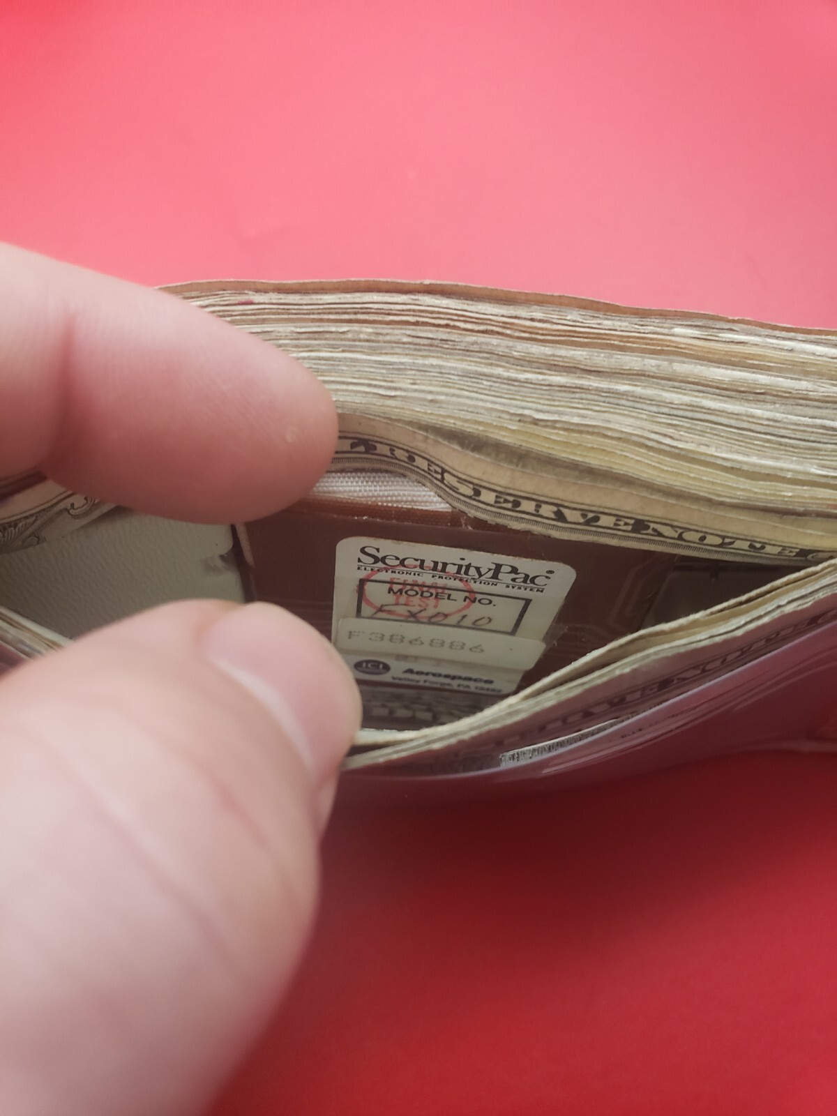 RARE $1000 STACK OF $10 BILLS SECURITY PACK BANK DYE TRACER $1K ...