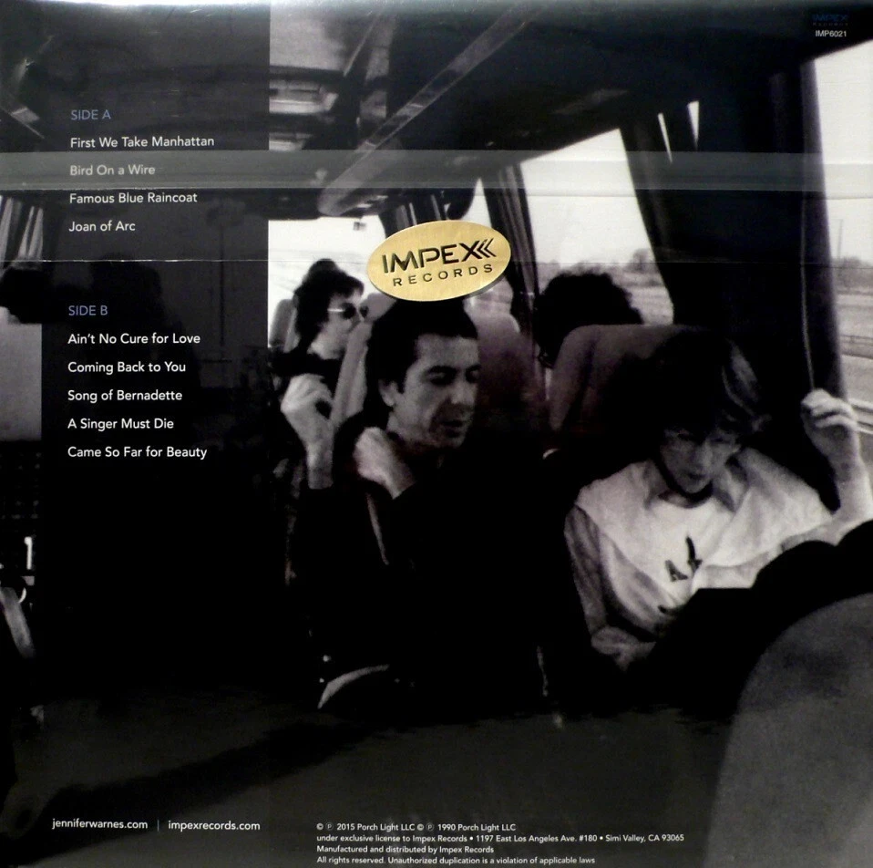 IMPEX IMP-6021 FAMOUS BLUE RAINCOAT JENNIFER WARNES LEONARD COHEN SONGS ! - Bild 2 von 4