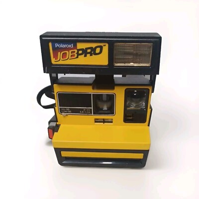 Polaroid Job Pro 600 Instant Film Camera FILM TESTED! VGC! The Construction  Cam