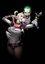 JOKER & HARLEY QUINN Suicide Squad Batman Art Print Picture Photo Poster A3 A4 