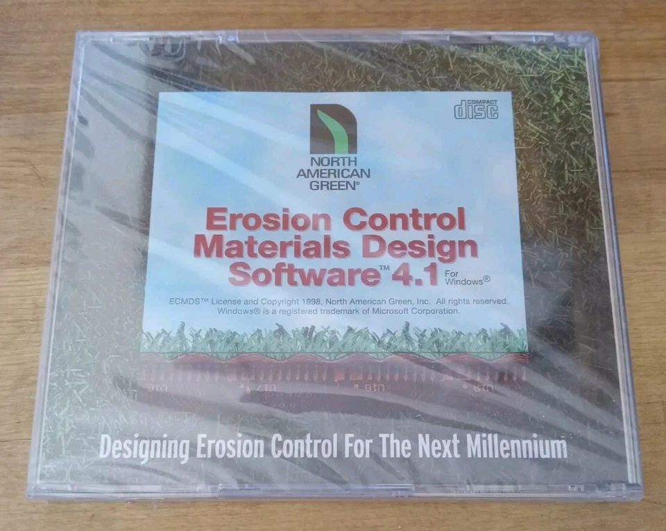 North American Green Erosion Control Materials Design Software 4.1 CD Rom Sealed - Image 2 of 2