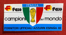 (Z26) FASS CAMPIONI DEL MONDO ESPANA '82 ADESIVO STICKER Vintage Calcio 11x5 cm