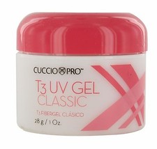 Cuccio T3 Fiber Gel Classic europeo flessibile gel scultura colori 1 oz (28 g)
