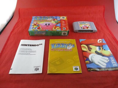 Kirby 64: The Crystal Shards (Nintendo 64 N64) COMPLETE w/ Box manual WORKS #E