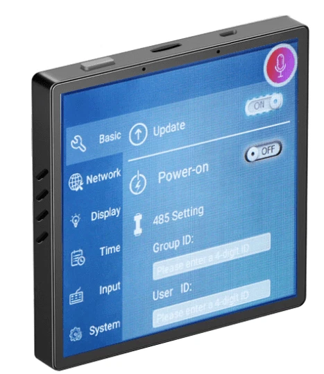 4-inch Android smart home automation control panel POE, flush wall mounted touch - Image 3 of 4