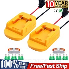 2pcs for Power Wheel Battery Adapter for Dewalt 20V Battery for Ride on Toy DIY
