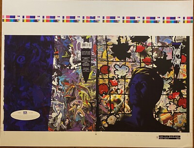 DAVID BOWIE Tonight 1984 US PROMO Only Uncut LP Album Cover SLICK