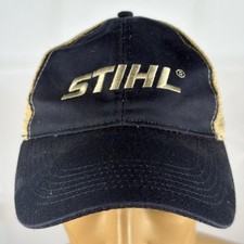 Stihl Outfitters Apparel Navy Blue Mesh Snapback Trucker Hat Official