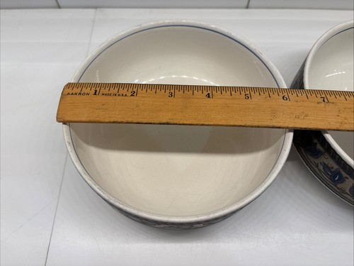 2 Mikasa Intaglio Arabella 61/4" Müsli Suppe Allzweck Schüsseln Ofen zu Tisch - Bild 2 von 7
