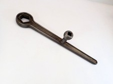 Vintage Cast Iron Fire Hydrant Wrench 1-1/2" Pentagon Socket Speed Handle Tool