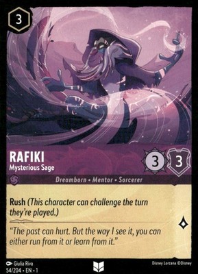 Rafiki - Mysterious Sage Uncommon The First Chapter Lorcana NM/M 54/204