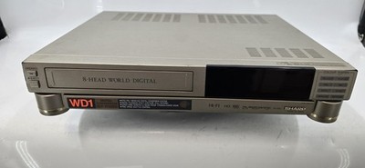 Sharp VC-WD1 Video Cassette Recorder VCR PAL NTSC MESCAM - AS-IS