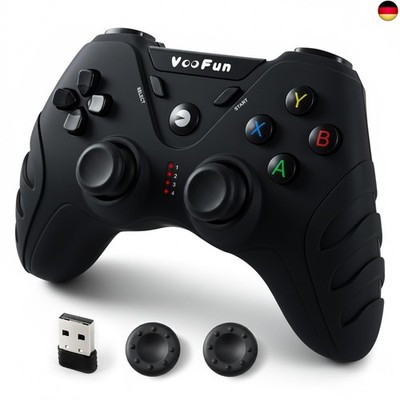 PC Controller Wireless, PS3 Controller Gamepad PC mit Hall Effekt Joystick(No Dr