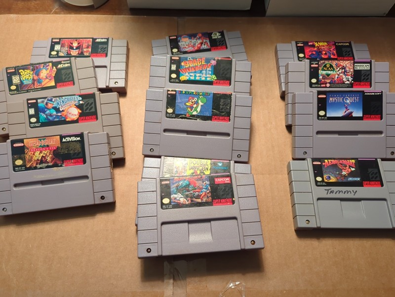 13 SNES Game LOT Mario X-Men Final Fantasy