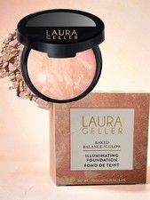 NIB Laura Geller Baked Balance-n-Glow illuminating Foundation PORCELAIN Satin