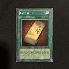 Last Will [1st Edition] SDY-039 Prices | YuGiOh Starter Deck: Yugi | YuGiOh  Cards