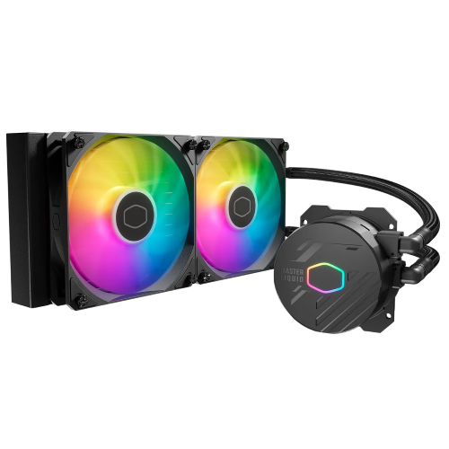 Cooler Master Multicolore/Nero Coolermaster Wak Masterliquid 240 Core Ii Argb, Raffreddamento Ad Acqua Cpu, - Immagine 2