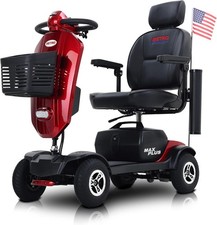 4 Wheels Mobility Scooter Electric Power Wheel Chair w/Adjustable Seat Handrail