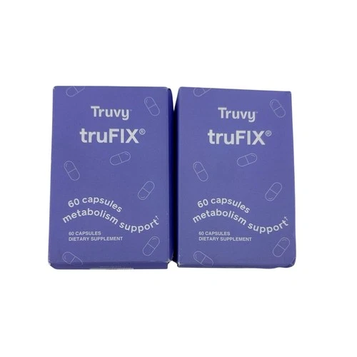 Truvy truFIX Metabolism Support 60 Capsules (2 Pack) Dietary Supplement New