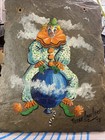 VINTAGE — PIERRE LOIS LAICHE — Slate Roof Tile Paintings — Set Of Three — photo 2