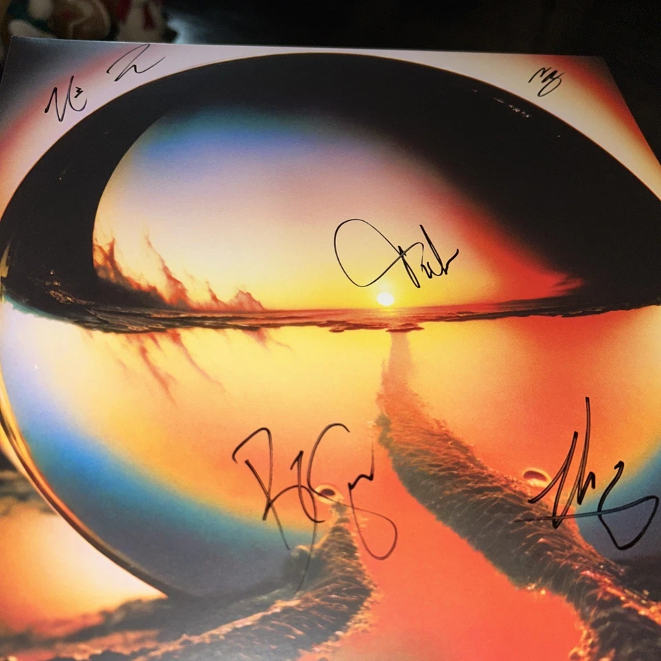 CAGE THE ELEPHANT - Neon Pill - Clear Vinyl LP Autographed/SIGNED - In Hand - Image 2 of 3
