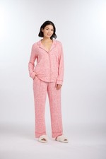 NWT - Nick Nora Sleepwear DITSY BLOSSOMS LONG PJ Set - SMALL L689039NR-F-NNS