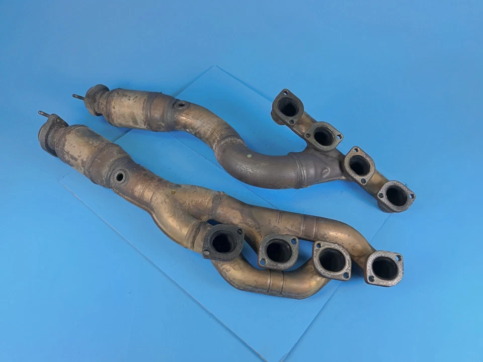 97-03 BMW E39 540I M62 V8 COLECTOR DE ESCAPE CABEZALES OEM Foto 2 de 4