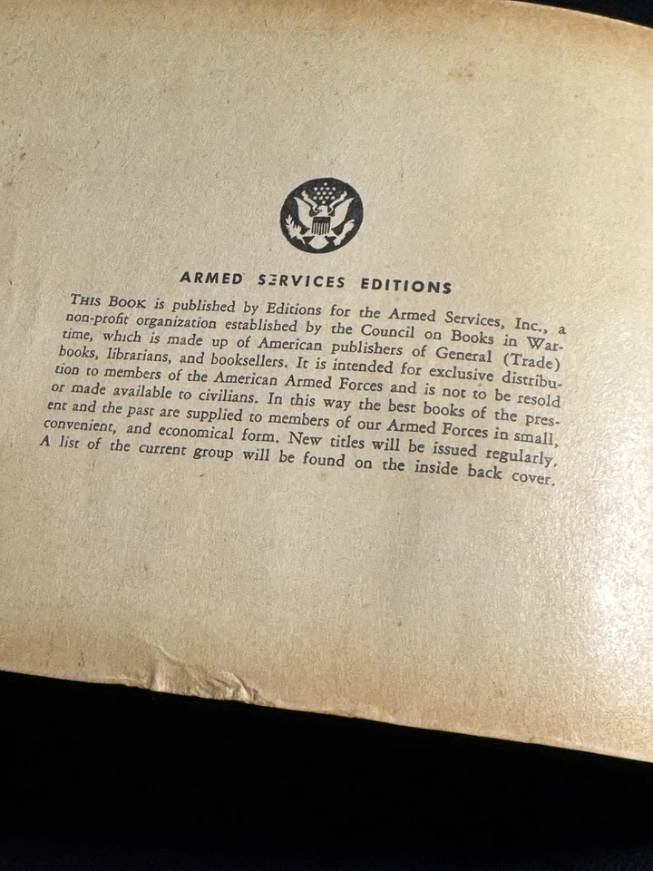 Kim by Rudyard Kipling 1944 1st Ed, Armed Services Edition WW2 Foto 4 de 4