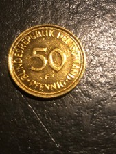 50 Pfennig 1983 mit dem Buchstaben F