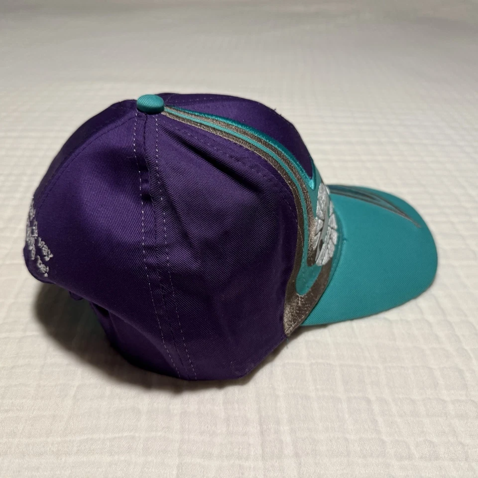 VINTAGE NASCAR Bristol Motor Speedway Purple/Teal Chase Authentics Cap/Hat - Image 3 of 4