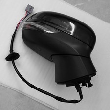 Right Black Electric Wing Mirror Heated Manual Fold For Ford Fiesta MK8 2017-24