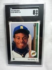KEN GRIFFEY JR. 1989 UPPER DECK ROOKIE CARD-#1--SGC 8 NH-MT--SEATTLE MARINERS-