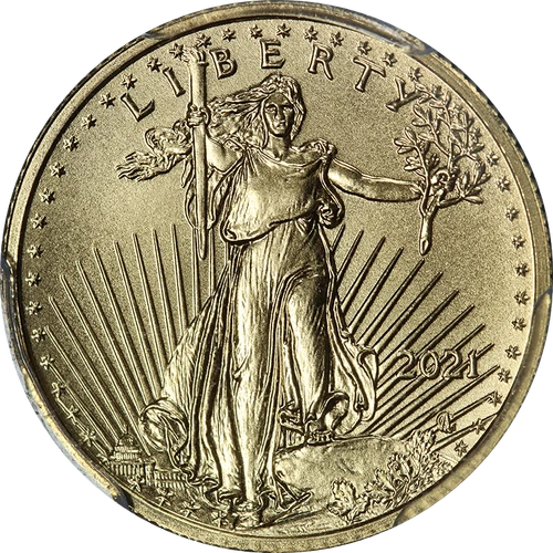 2021 American Gold Eagle 1 oz — photo from another recent sale