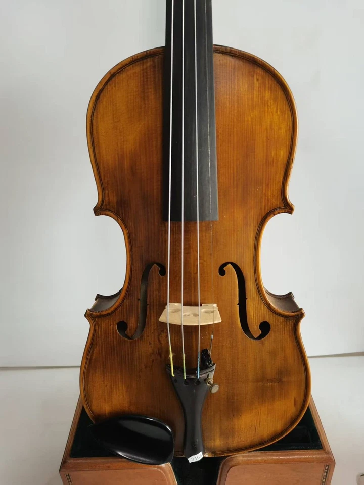 Violín 3/4 Antiguo Modelo Stradi Arce Llamado Parte Superior Abeto Hecho a Mano K3465 Foto 2 de 4