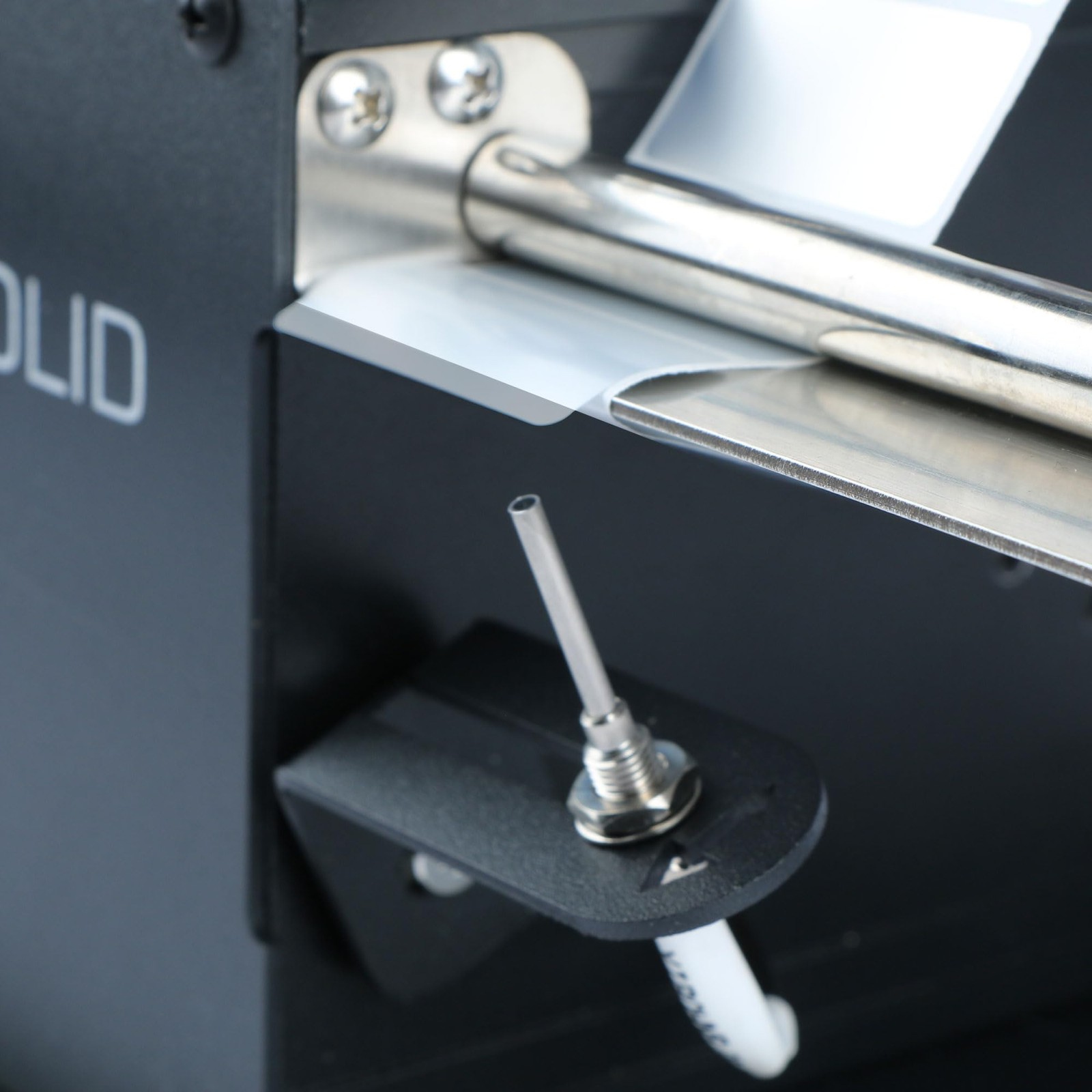 U.S. Solid Automatic Label Dispenser 4.52 in Width Clear Labels Counter